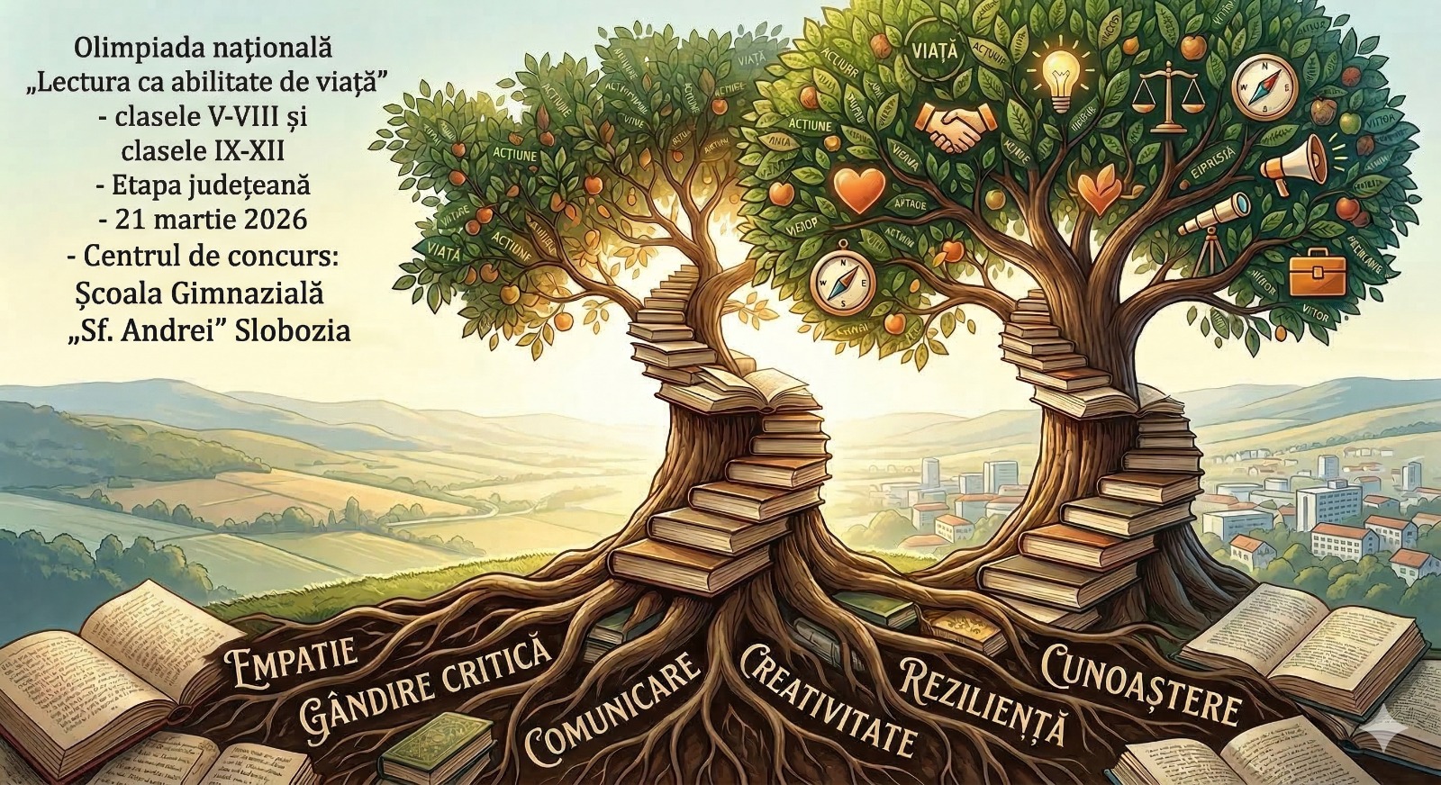 Olimpiada națională „Lectura ca abilitate de viață” (clasele V-VIII) și (clasele IX-XII) – 2026